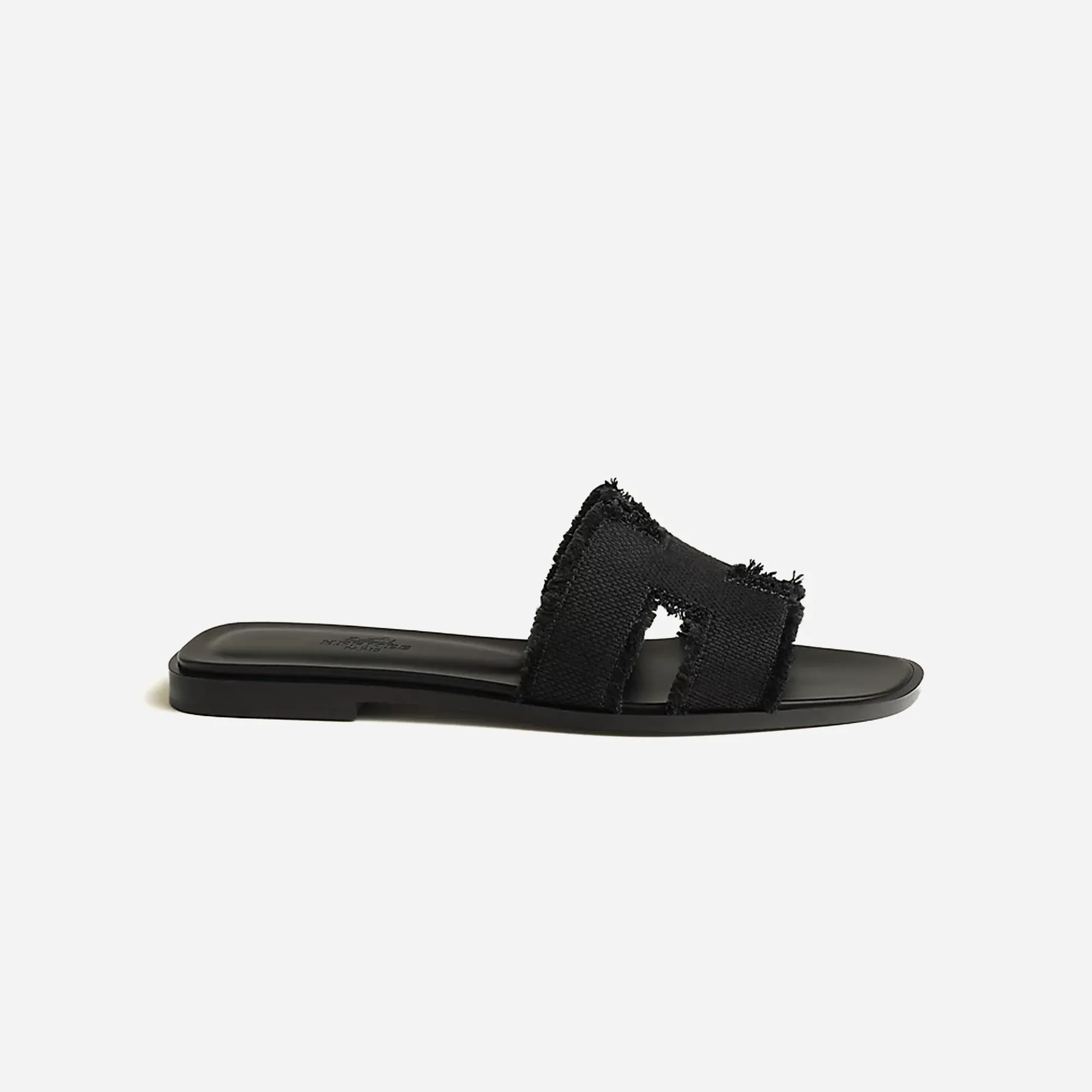 Hermes Oran sandal Noir