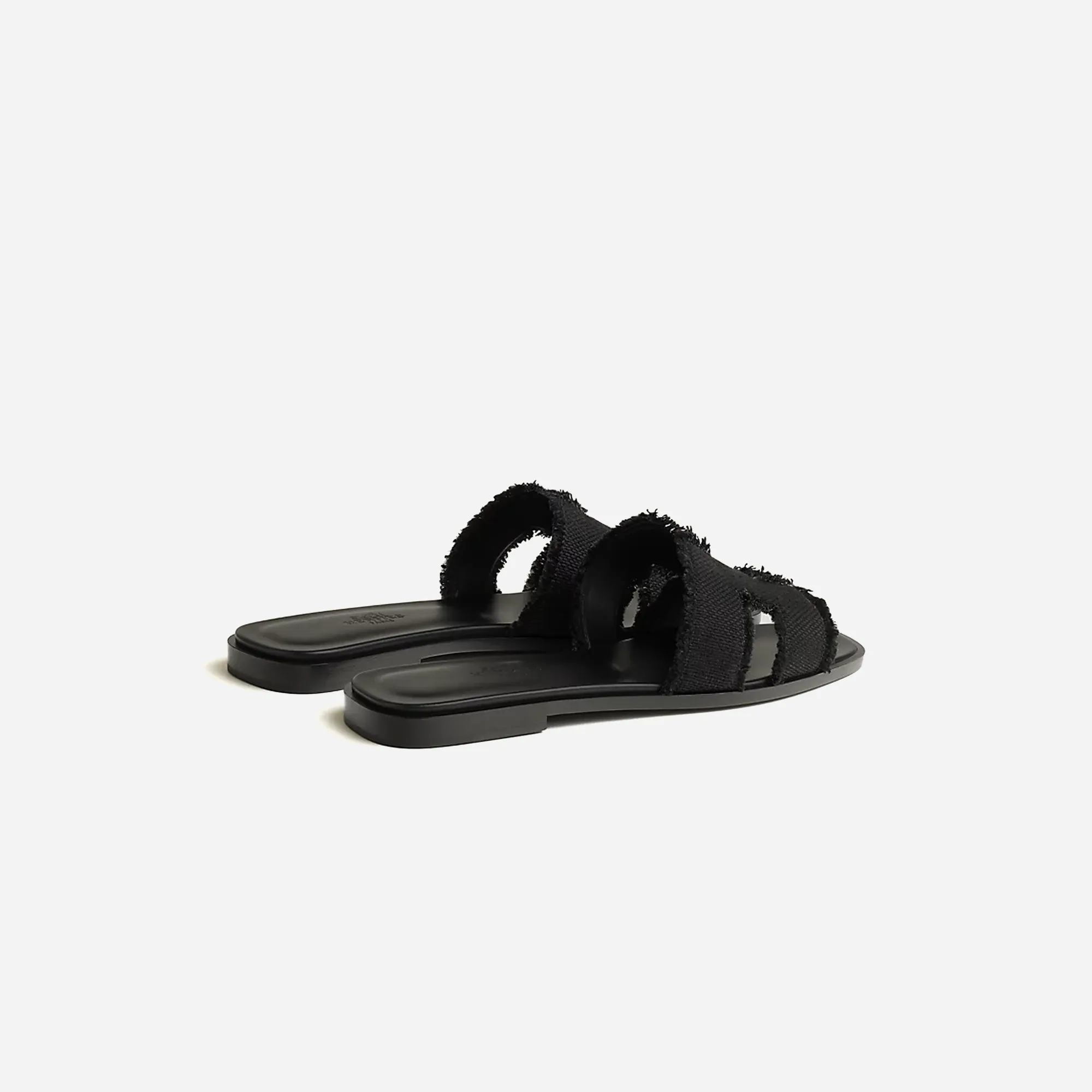 Hermes Oran sandal Noir