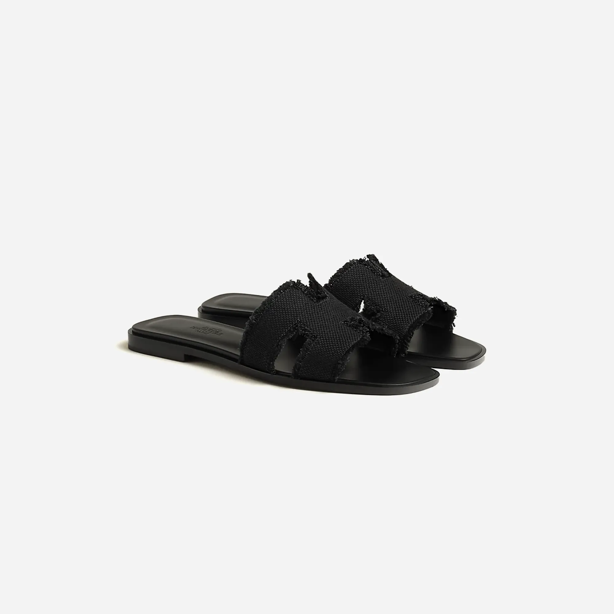 Hermes Oran sandal Noir