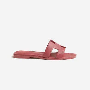 Hermes Oran sandal Rose De Venise