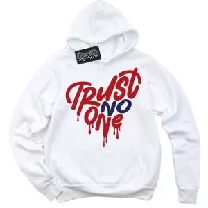 Howard University 1s Sneaker Hoodie Trust No One Heart Graphic