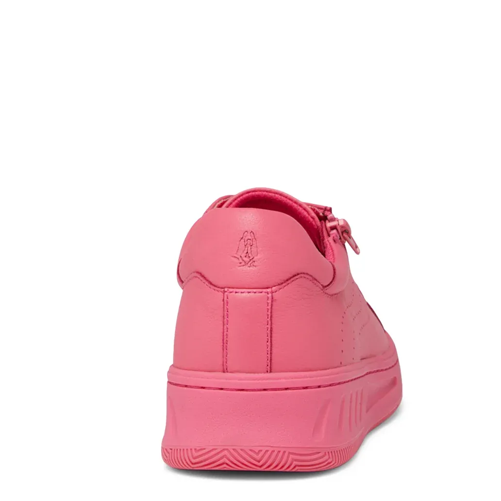 Hush Puppies Spin Leather Sneaker Hot Pink
