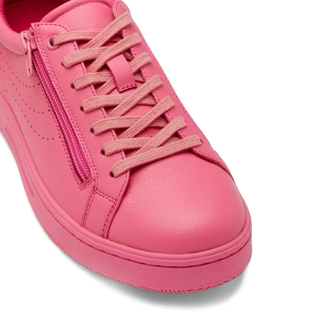 Hush Puppies Spin Leather Sneaker Hot Pink