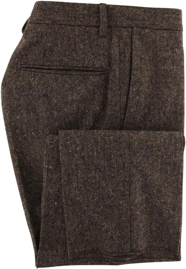 Incotex Brown Solid Pants - Extra Slim