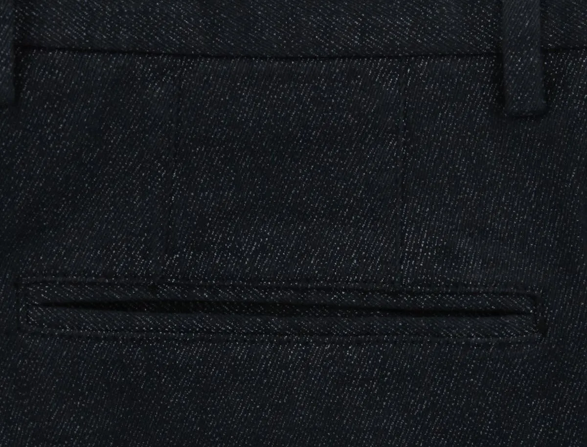 Incotex Charcoal Gray Melange Pants - Slim