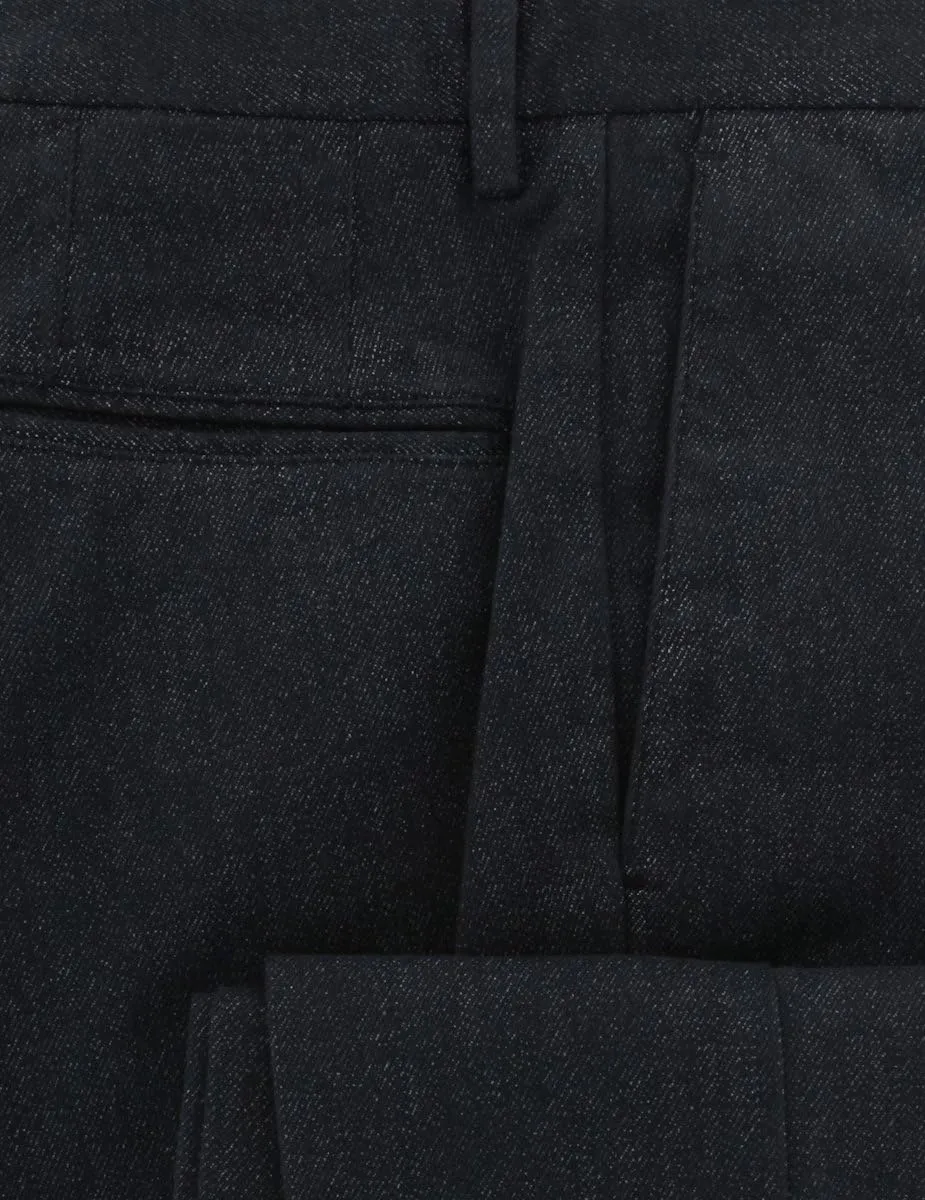 Incotex Charcoal Gray Melange Pants - Slim