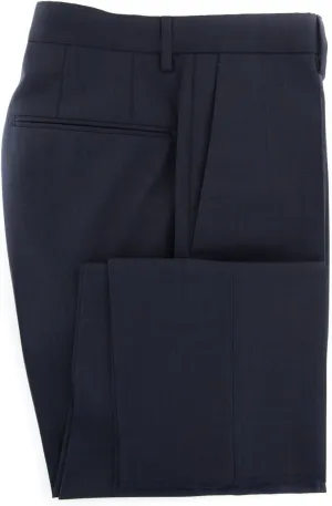 Incotex Dark Blue Solid Pants - Slim