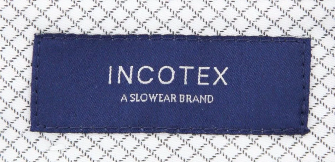 Incotex Dark Gray Fancy Pants - Extra Slim