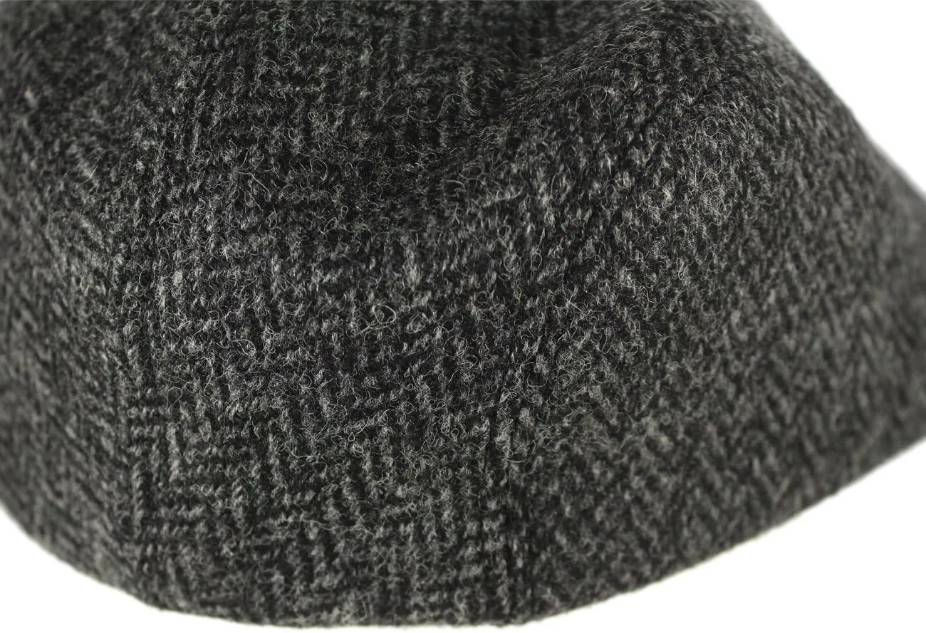 Irish Touring Cap Made in Ireland Fitted Slim Fit Genuine Tweed