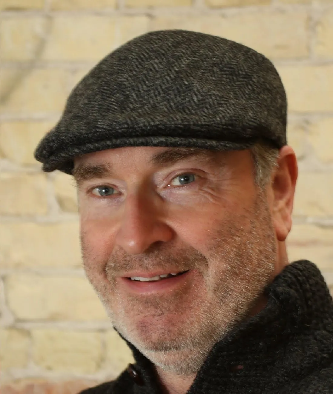 Irish Touring Cap Made in Ireland Fitted Slim Fit Genuine Tweed