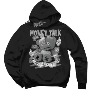 Iron Grey 1s Sneaker Hoodie Money Talk Bear Graphic