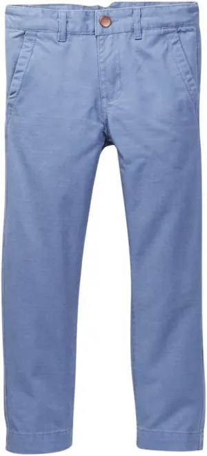 Isaac Mizrahi Boy's Slim Fit Flat Front Adjustable Waist Cotton Pant - Colors