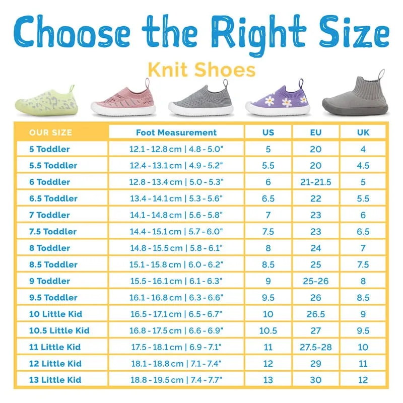 Jan & Jul Graphic Knit Me-Put-On Sneaker Shoes