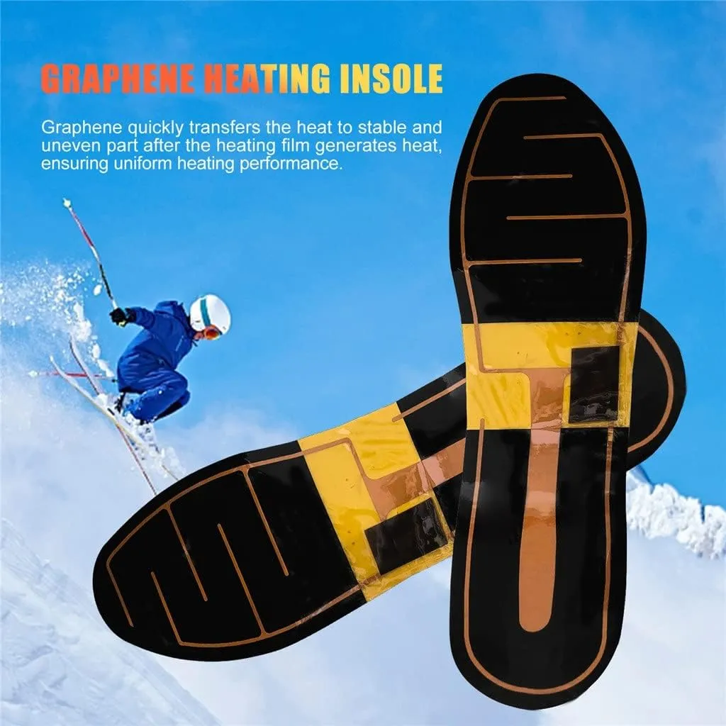 JCDZSW CSCDD Portable Electric Heating Insoles Foot Warmer Washable Heated Winter Warm Shoe-pad Cuttable Thermal Insole