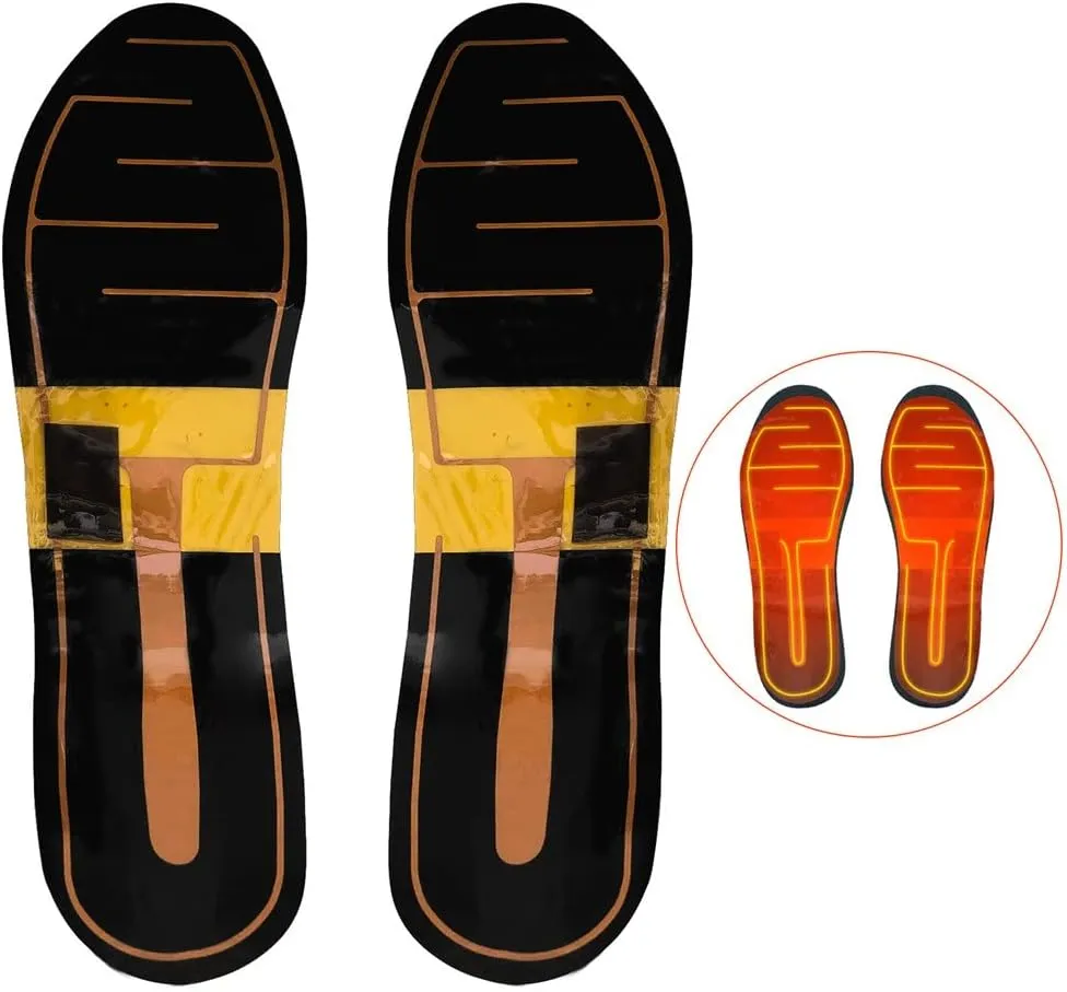 JCDZSW CSCDD Portable Electric Heating Insoles Foot Warmer Washable Heated Winter Warm Shoe-pad Cuttable Thermal Insole