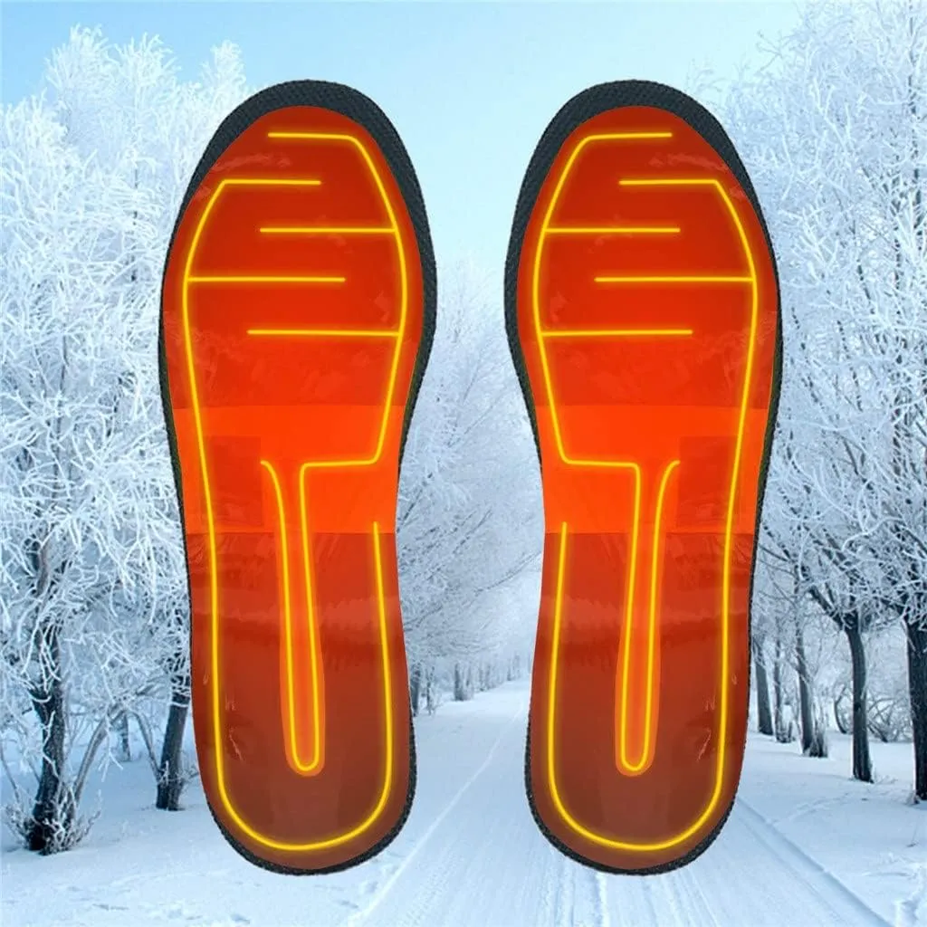 JCDZSW CSCDD Portable Electric Heating Insoles Foot Warmer Washable Heated Winter Warm Shoe-pad Cuttable Thermal Insole