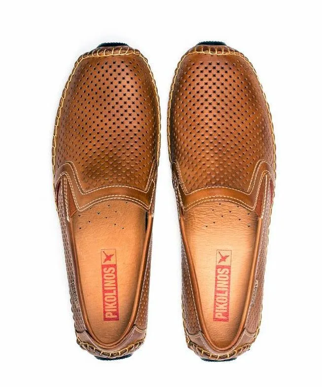 'Jerez' men's perforated loafer - Brown