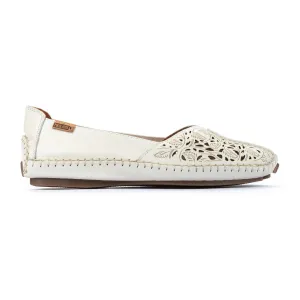 'Jerez' women's perforated loafer - Off white