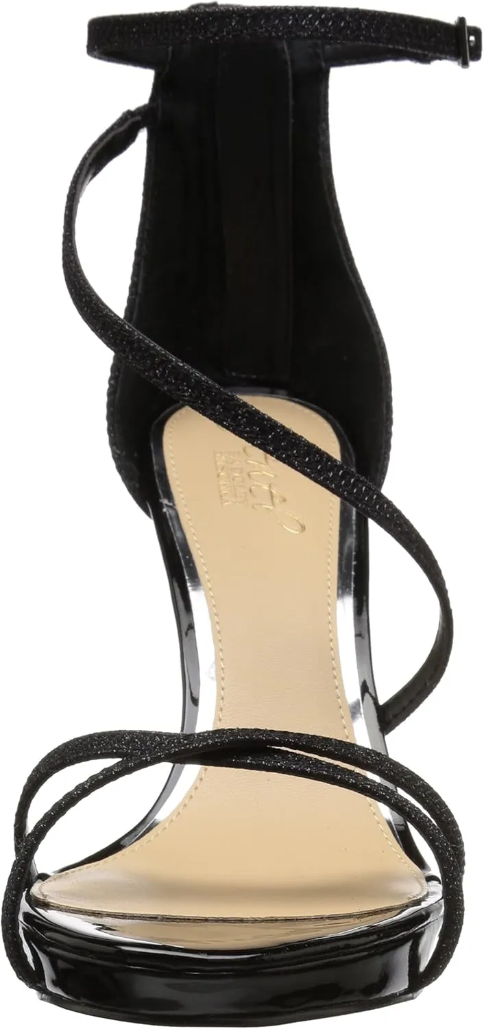 Jewel Badgley Mischka Galen Platform Glitter Evening Shoe