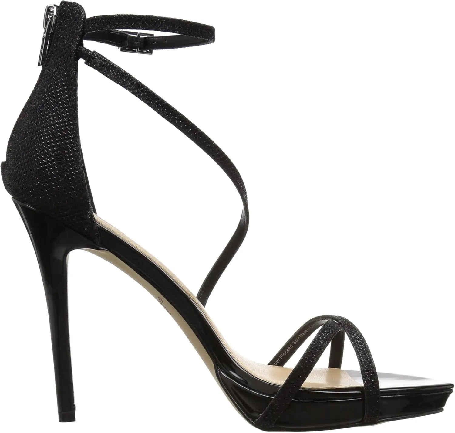 Jewel Badgley Mischka Galen Platform Glitter Evening Shoe