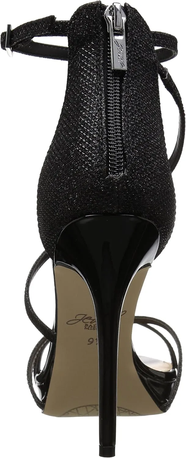 Jewel Badgley Mischka Galen Platform Glitter Evening Shoe