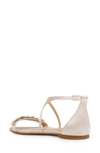 Jewel Badgley Mischka Tessy Satin Evening Sandal