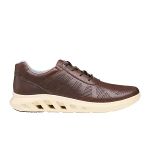 Johnston & Murphy Activate U-Throat Sneaker (Men) - Brown Full Grain