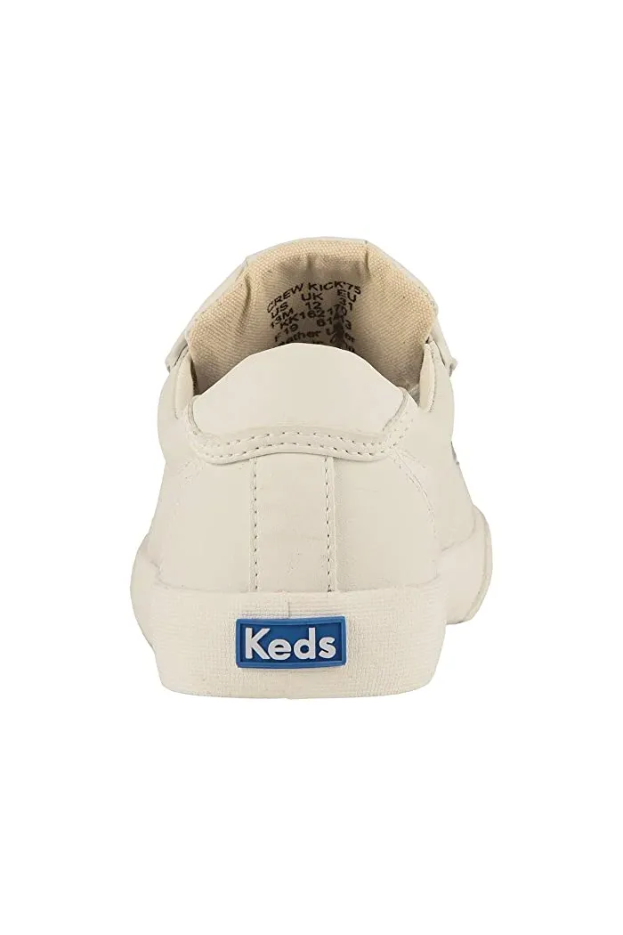Keds Kids Crew Kick 75 in White Leather