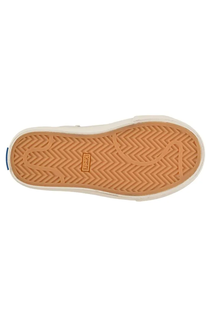 Keds Kids Crew Kick 75 in White Leather