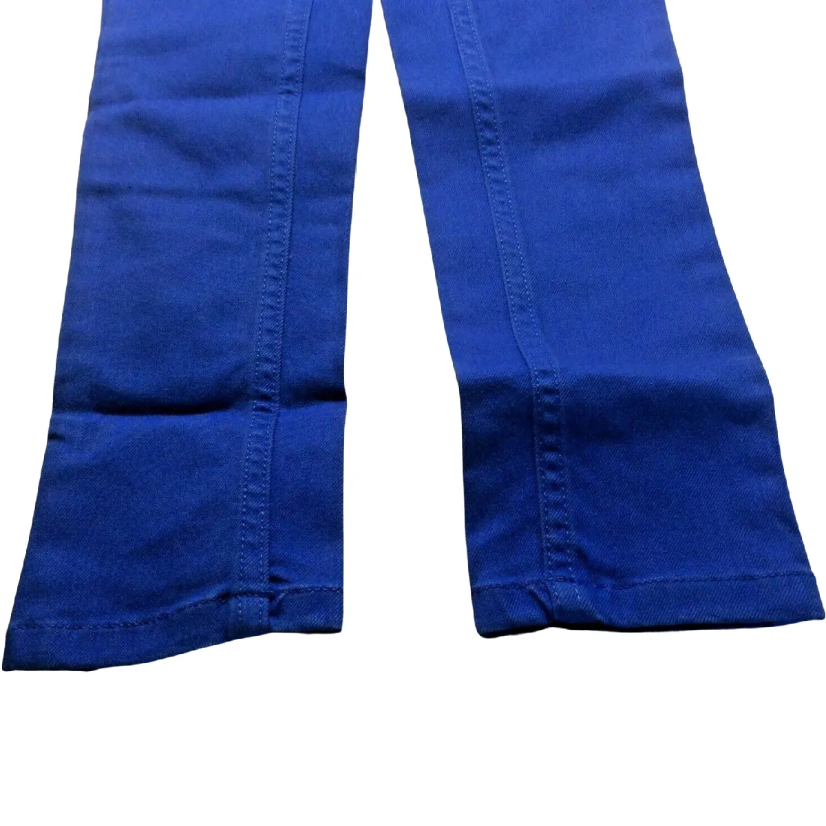 Lands' End Girl Pencil Pants Jeans Size 4 Ankle Zipper Adjustable Waist Blue NWT