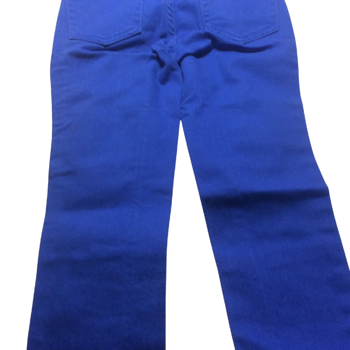 Lands' End Girl Pencil Pants Jeans Size 4 Ankle Zipper Adjustable Waist Blue NWT