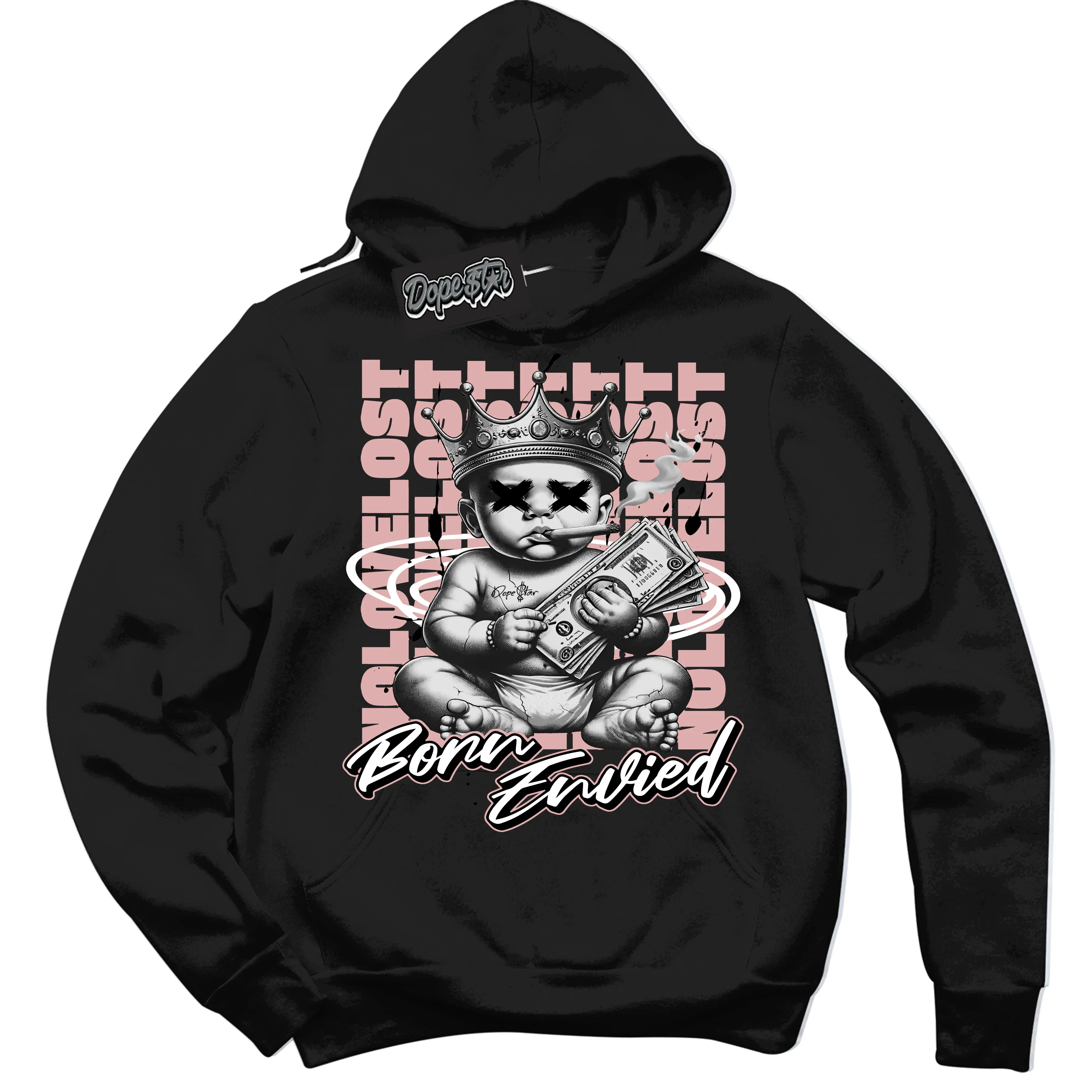 Legend Pink 1s Sneaker Hoodie Born Envied Graphic