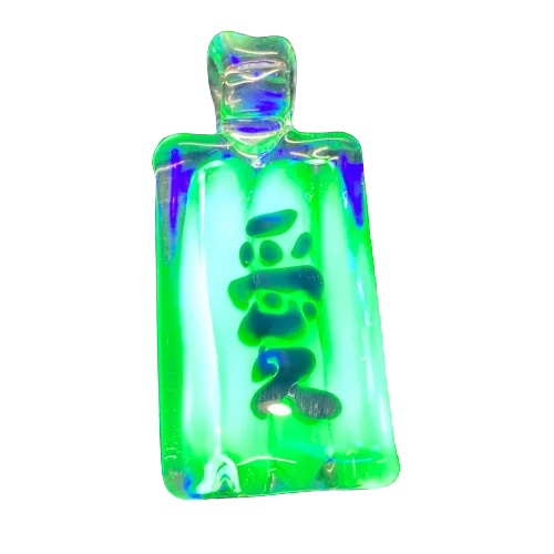 Livin_Glass - UV Chinese Calligraflip Pendant