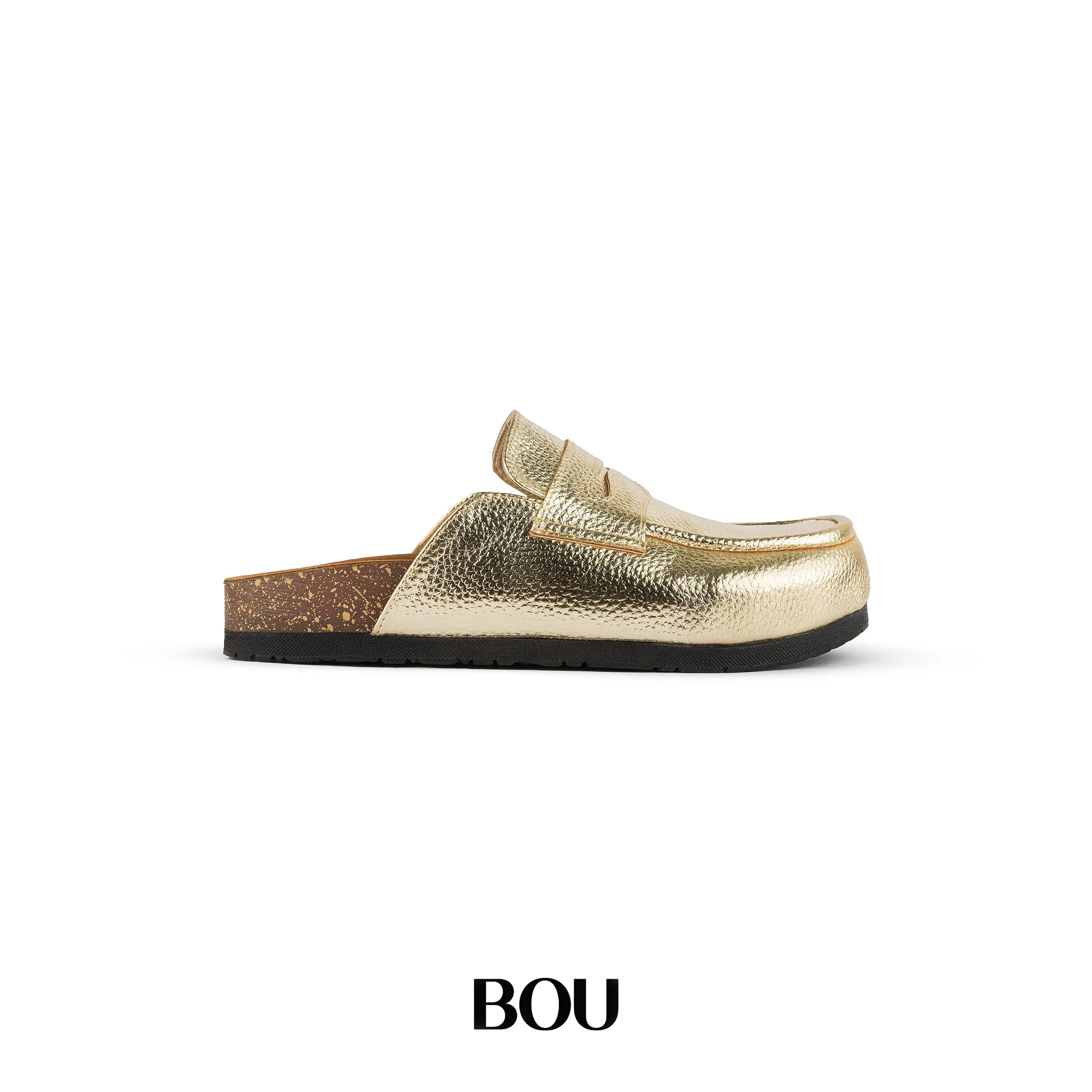 Loafer Clogs - Gold Treasure