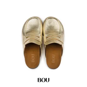 Loafer Clogs - Gold Treasure