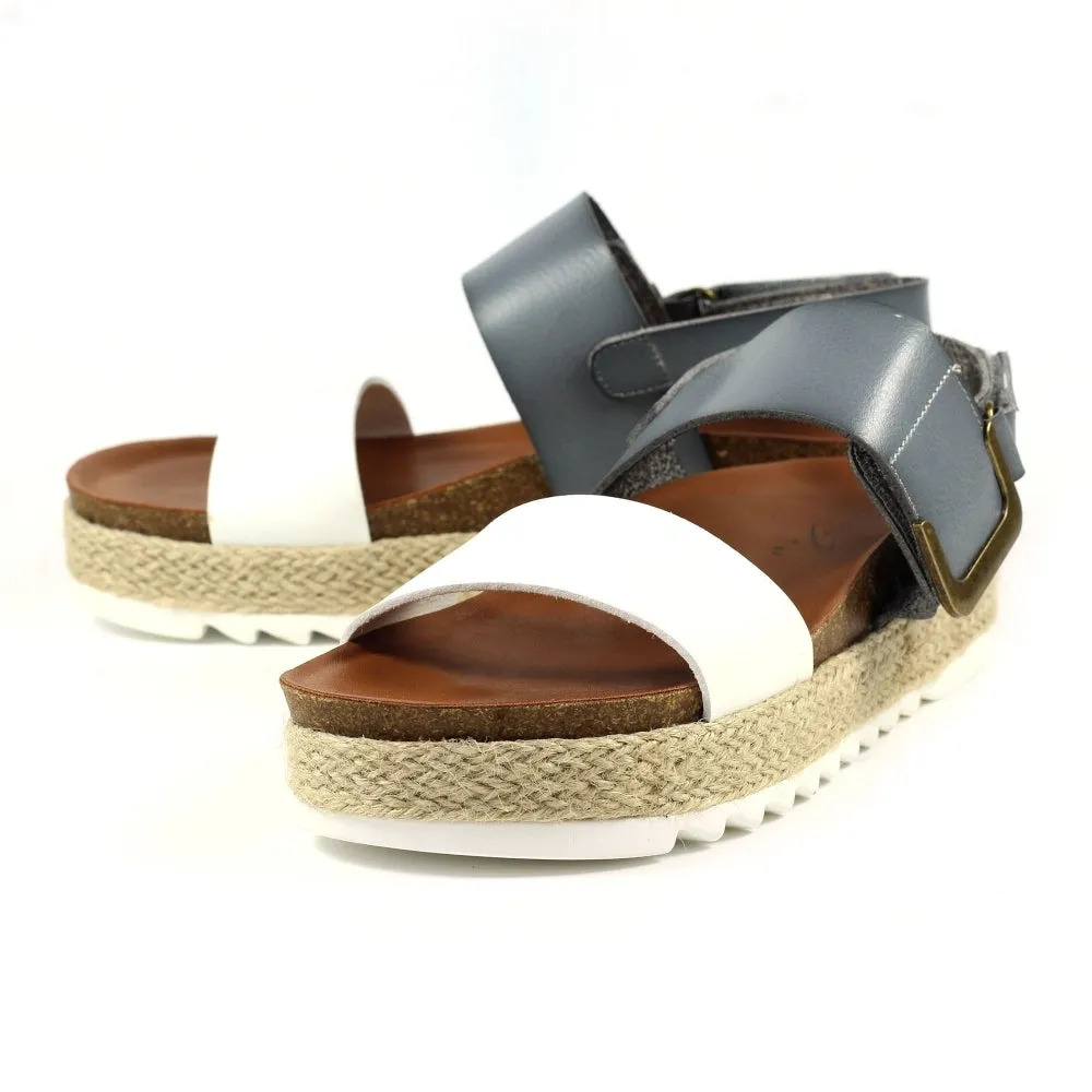 Lunar Deana II Women's Flatform Sandal White