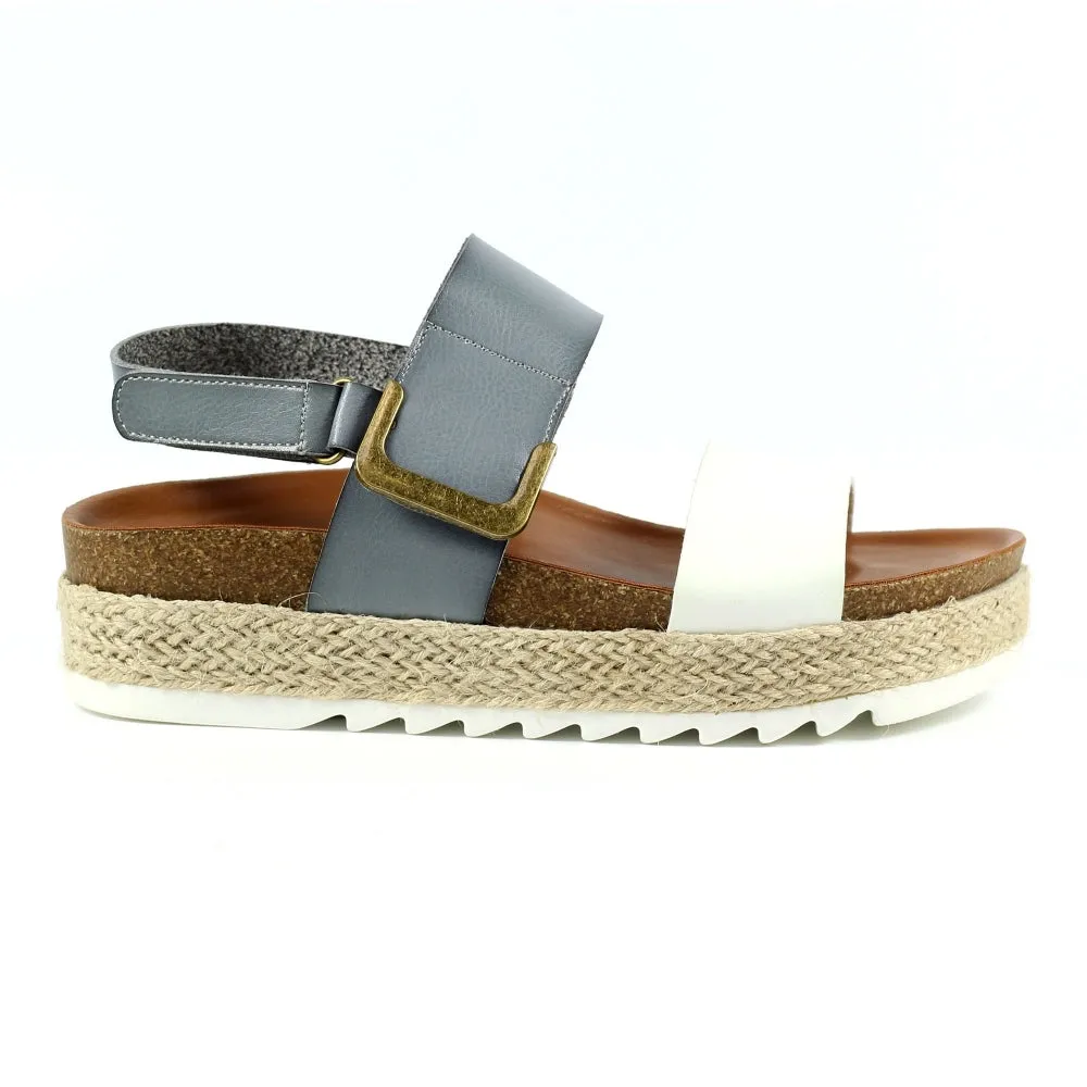Lunar Deana II Women's Flatform Sandal White