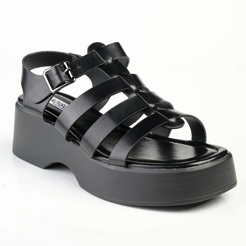 Madison Jizelle Platform Sandals - Black