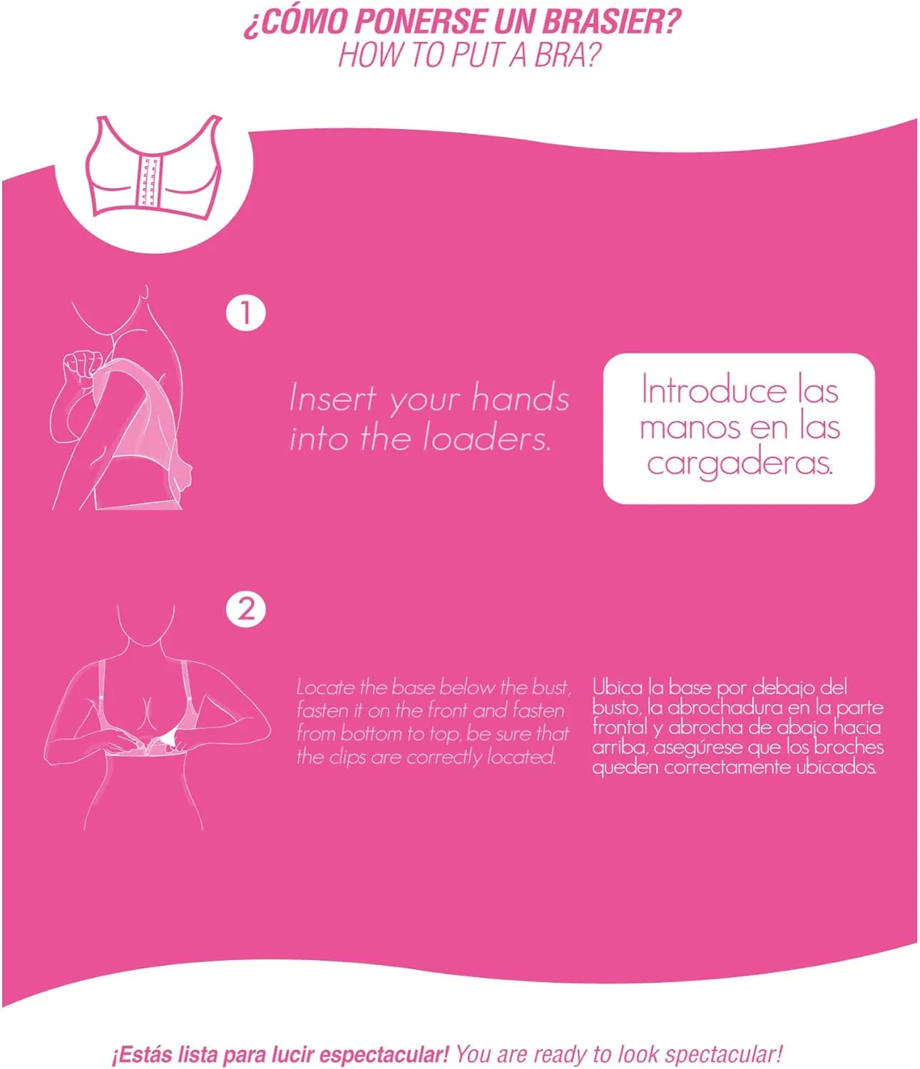 M&D Breast Augmentation Bra Post Surgery | Faja Colombianas Bra