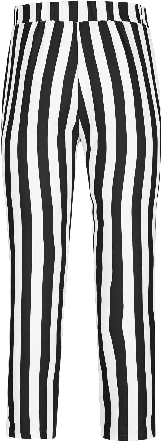 Men's Dress Pants Classic Fit Stretch Dress Pants Casual Pleated Front Dress Pants Straight Fit Pants