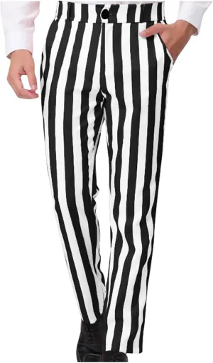 Men's Dress Pants Classic Fit Stretch Dress Pants Casual Pleated Front Dress Pants Straight Fit Pants