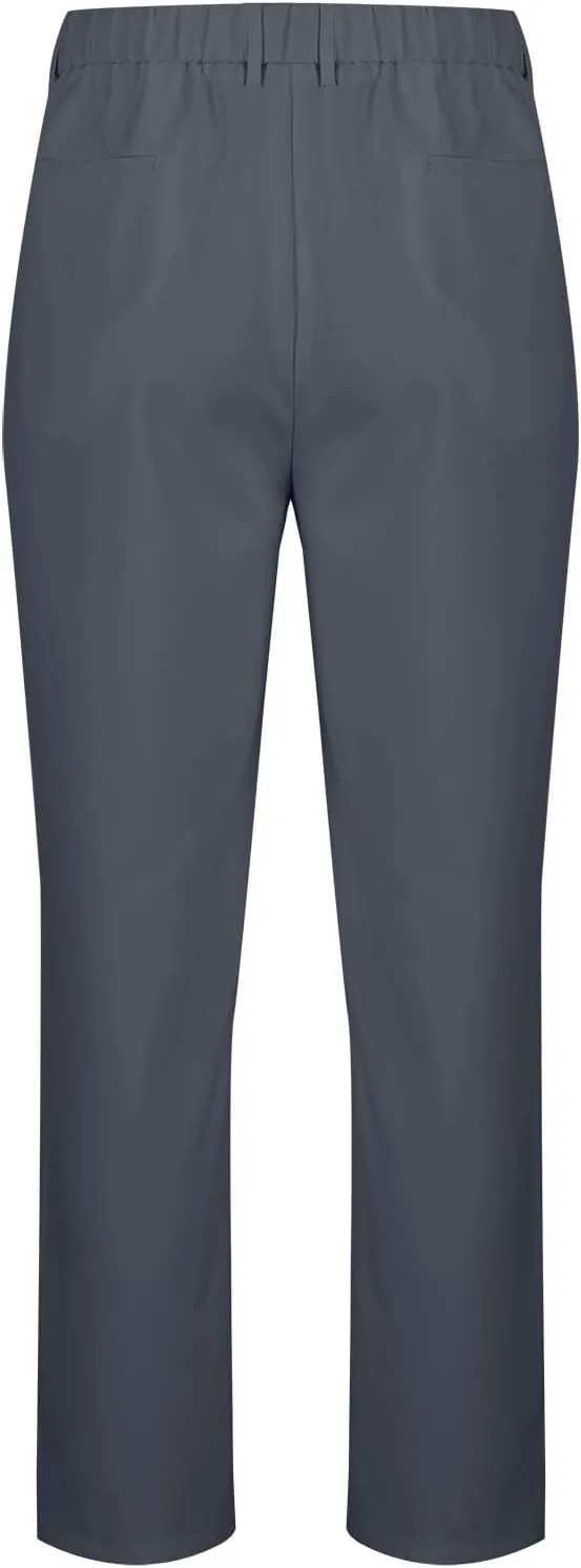 Mens Dress Pants Stretch Classic Fit Dress Pants Pleated Front Casual Pant Dress Pants Straight Fit Pants