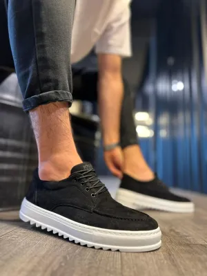 Men's Sneaker Daily Shoe T12 Black Suede