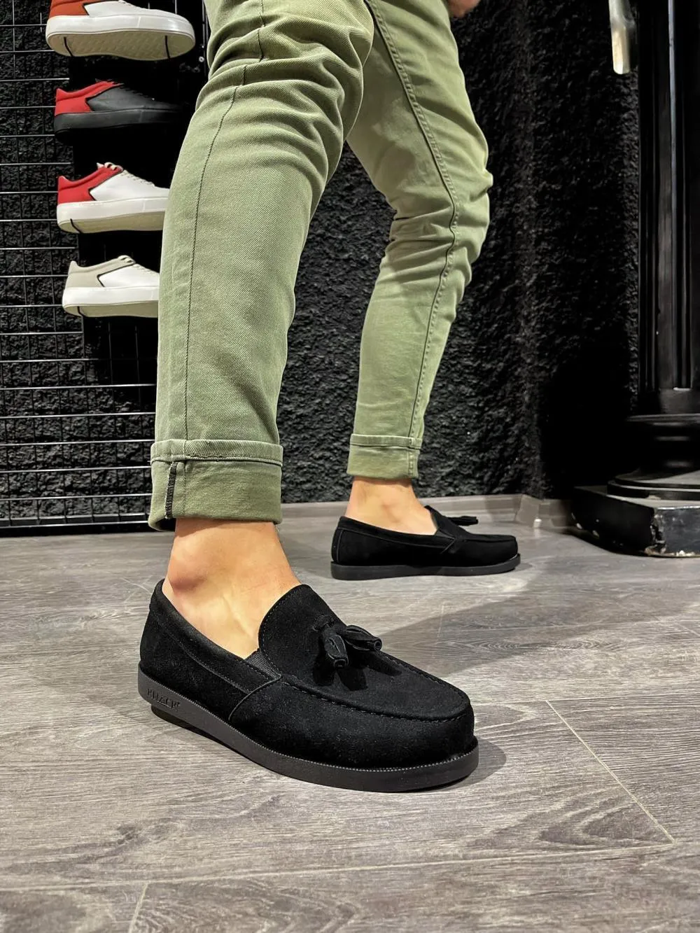 Men's Sneaker  Men Shoes 007 Black