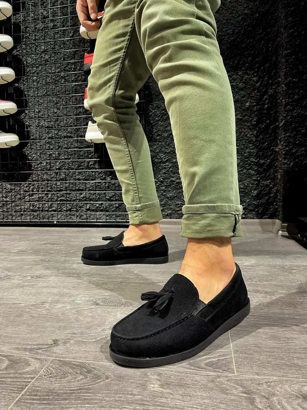 Men's Sneaker  Men Shoes 007 Black