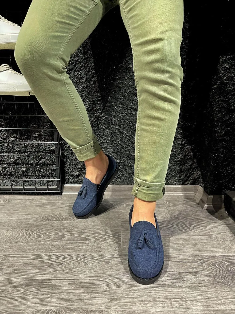 Men's Sneaker Men's Navy Blue Casual Loafer Sneaker Shoes