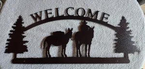 Metal - Welcome Sign Pack Mule