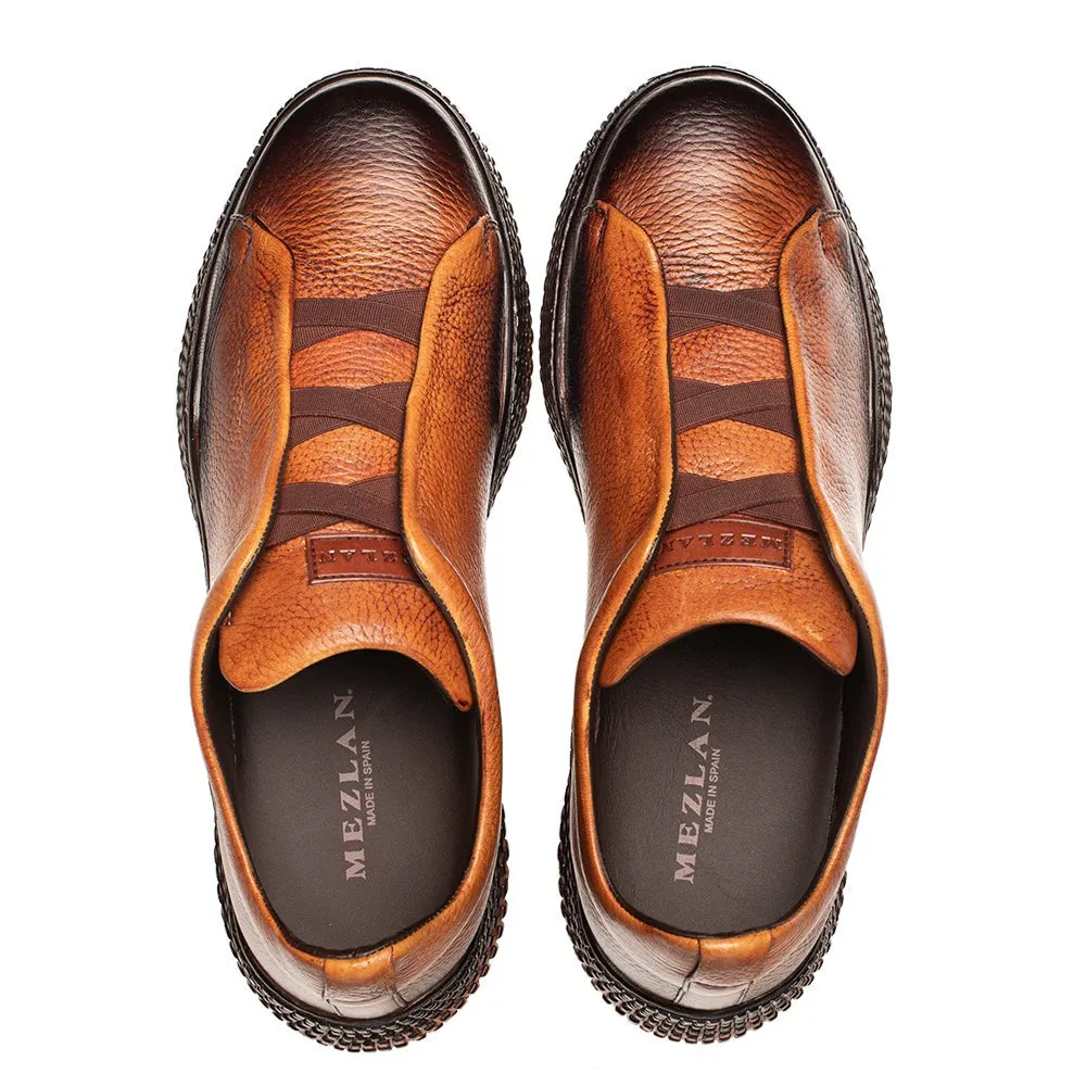Mezlan Calcio 20947 Men's Shoes Deer-Skin Leather Slip-On Sneakers (MZ3663)