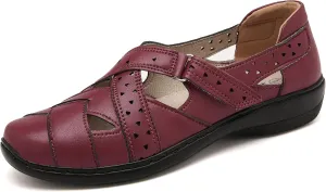 Mishansha Women's Slip On Loafers Closed Toe Flat Sandals Comfort Walking Shoes