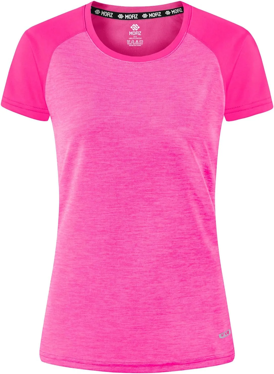 MoFiz Women's Short Sleeve UPF 50  Sun Protection Sports T-Shirt Quick Dry Running Workout Athletic Tee Top